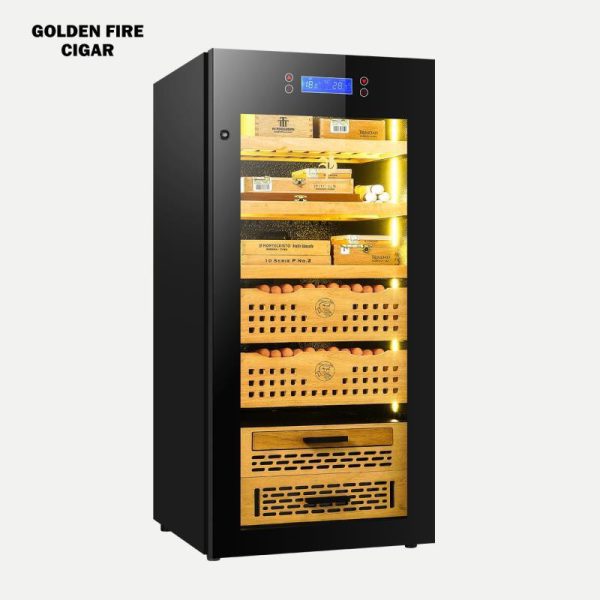 Tủ-bảo-quản-xì-gà-Golden-Fire-GF-198-Black.