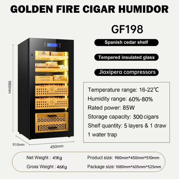 Tủ-bảo-quản-xì-gà-Golden-Fire-GF-198-Black.4