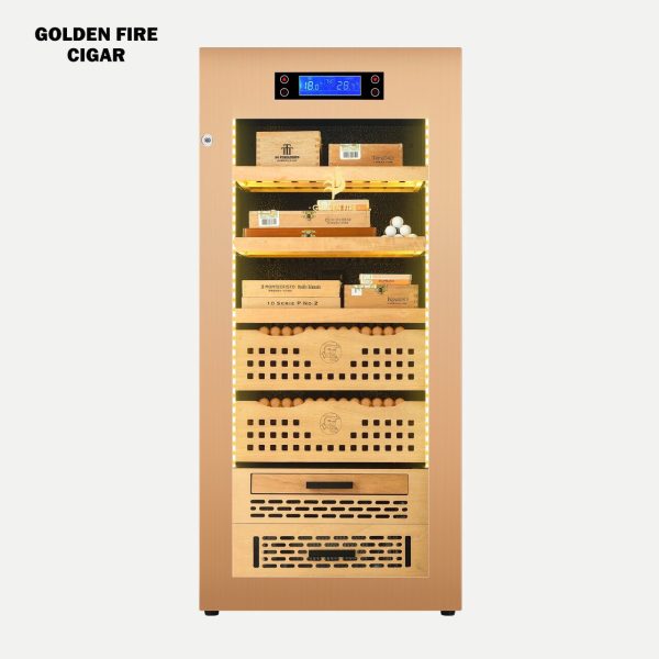 Tủ bảo quản xì gà Golden Fire GF 198