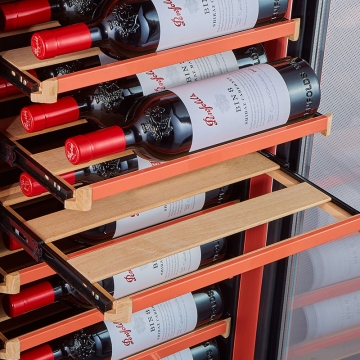 Tủ rượu vang nhỏ gọn Vinocave 34 chai thế hệ mới JC 108A hiện đại - Hình ảnh 4