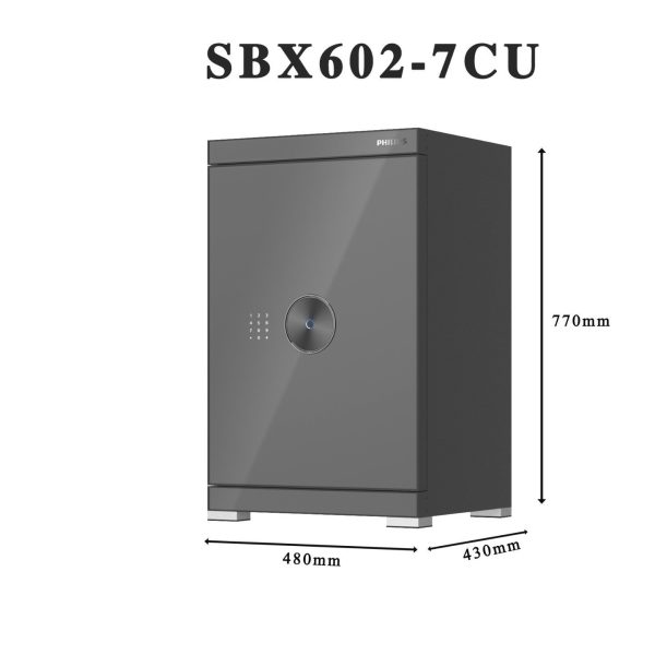 KÉT SẮT PHILIPS SBX602- 7CU 113KG GREY