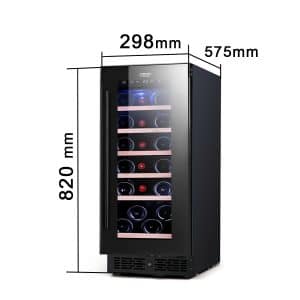 Tủ rượu vang Munchen MW22BHT ~ 20 chai (cửa kính có sưởi ấm, dung tích 68L)