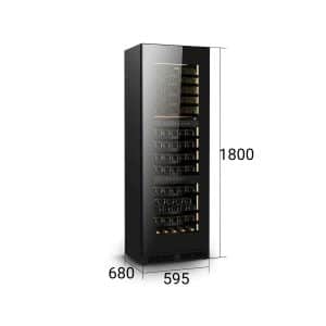 Tủ rượu vang Munchen 130 chai 3 vùng nhiệt